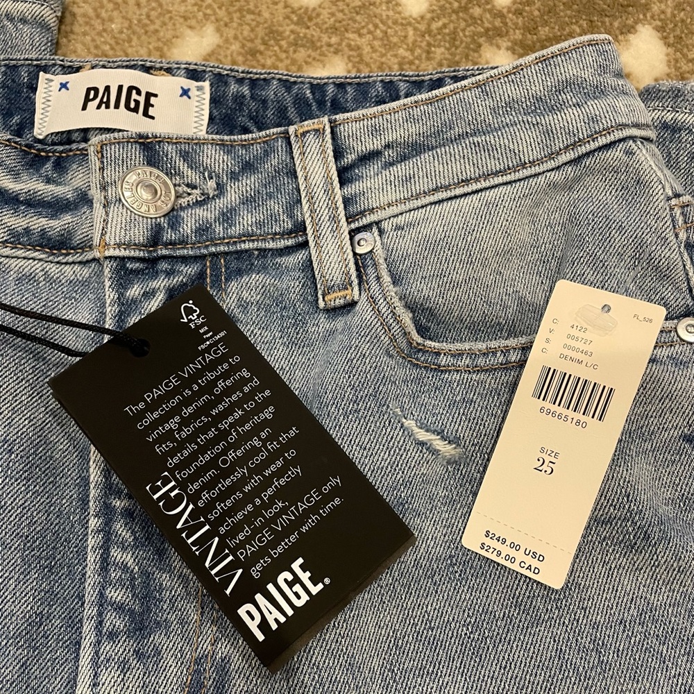 Paige Noella high rise relaxed straight jeans 👖 - Picture 10 of 10